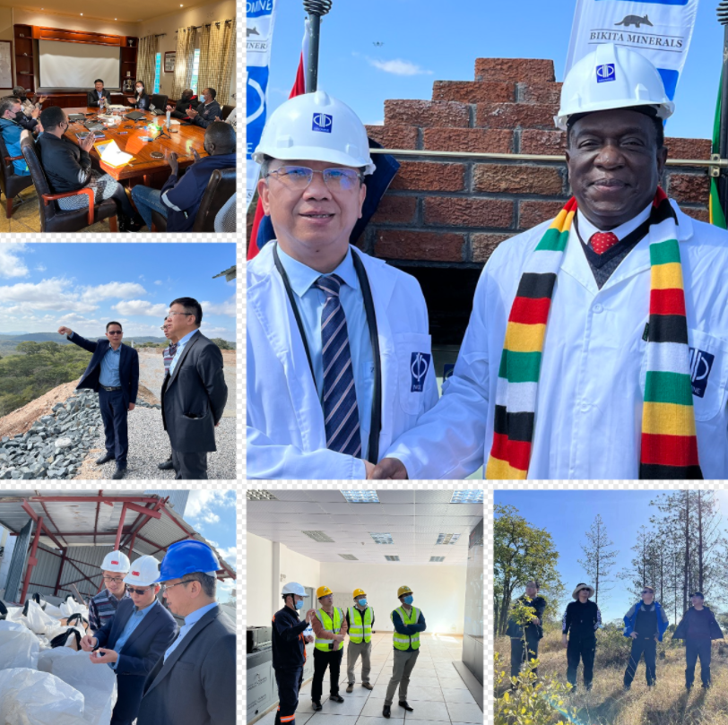 milan米兰资源集团王平卫董事长赴非洲地区经营单位检查指导工作