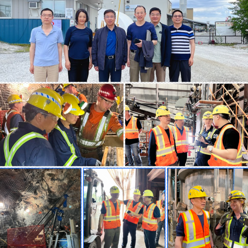 milan米兰资源集团王平卫董事长赴加拿大Tanco检查指导工作